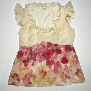 💝Anthropology Odille Women’s Silk Top 0💖